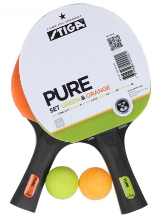 Набор Stiga Pure 2 Ракетки + 2 Мяча